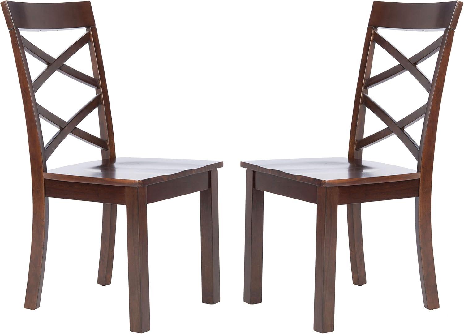 Ainslee Dining Chair (Set of 2) - Brown - Safavieh