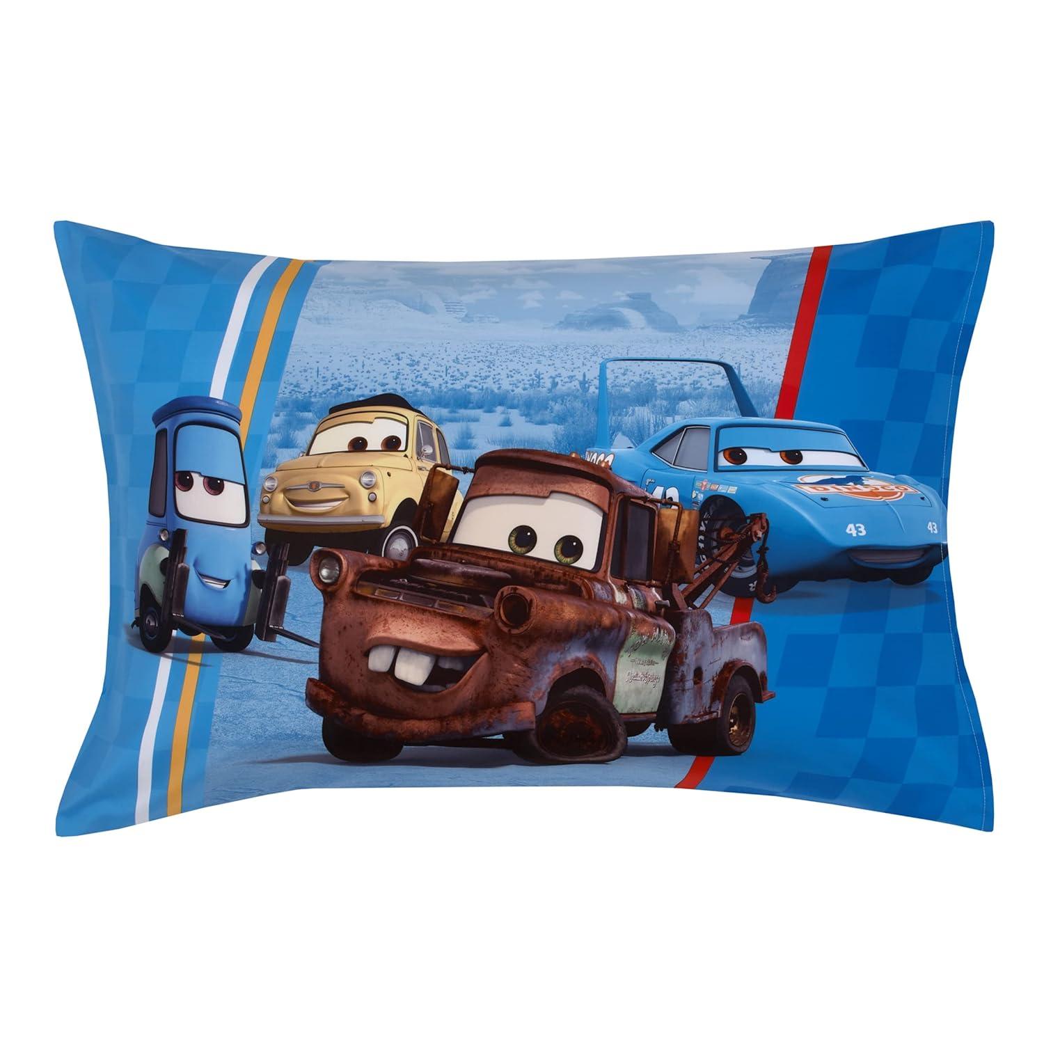 Disney Cars Radiator Springs Reversible Characters Toddler Bedding Set