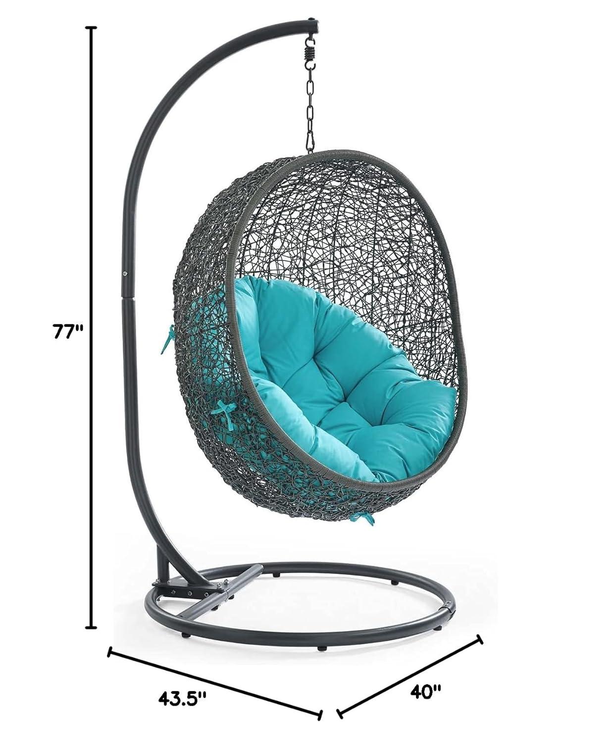 Modway Hide Outdoor Patio Swing Chair with Stand | Wayfair