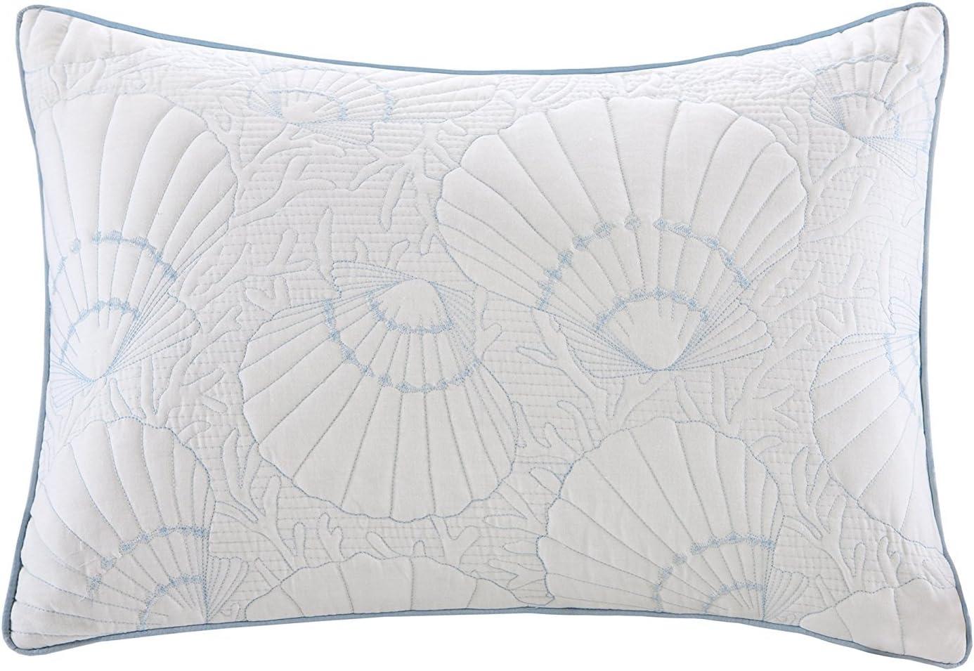 Harbor House Crystal Beach White Cotton Coastal Comforter Set