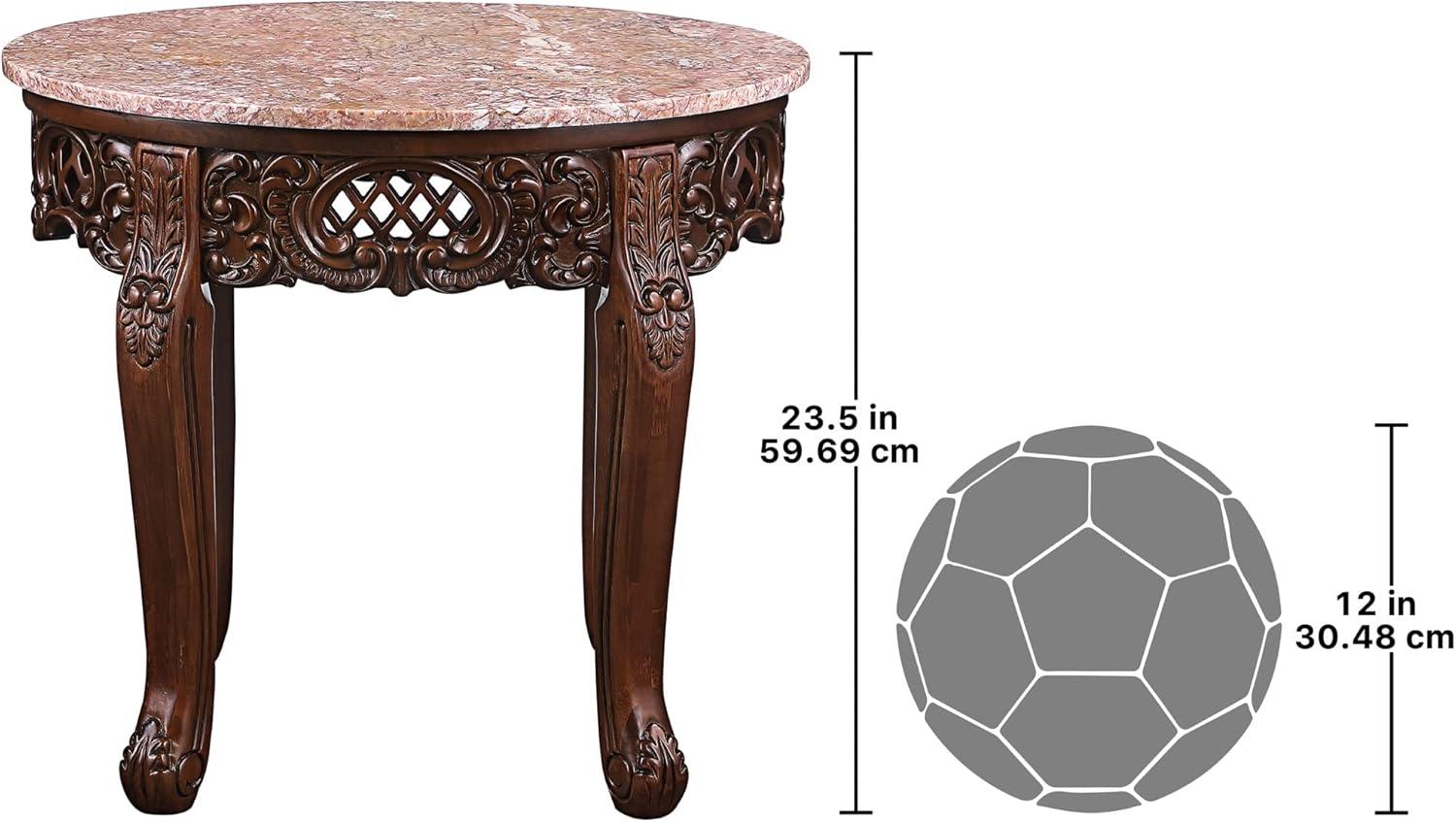 Chantret Marble Top End Table