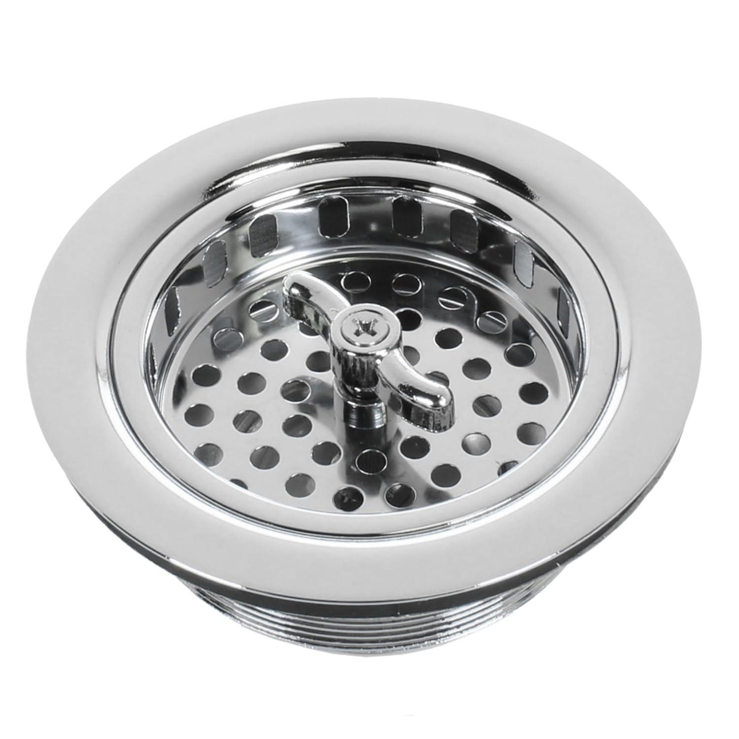 Mr. Scrappy 21-DSB-PC Kitchen Sink Drain Assembly with Twist Lock Basket Strainer