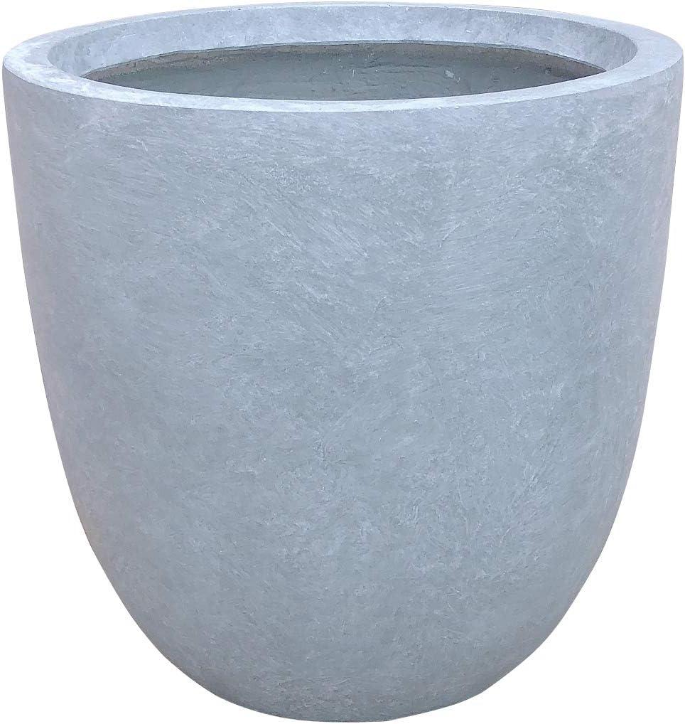 9" Kante Lightweight Concrete Modern Outdoor Planter Gray - Rosemead Home & Garden, Inc