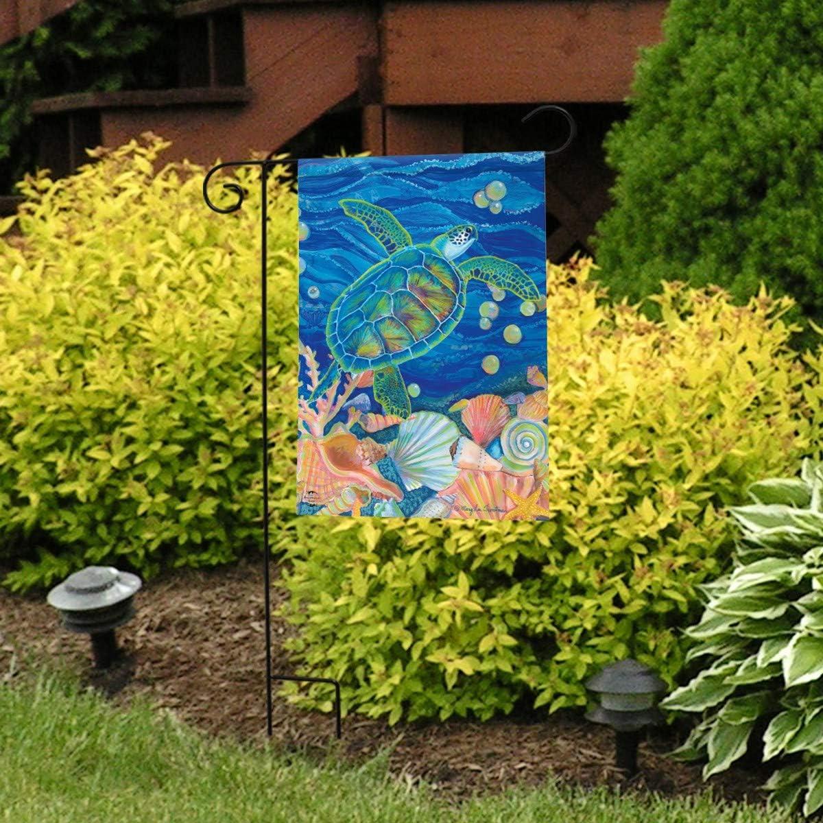 Swimming Sea Turtle Summer Garden Flag Nautical 18" x 12.5" Briarwood Lane