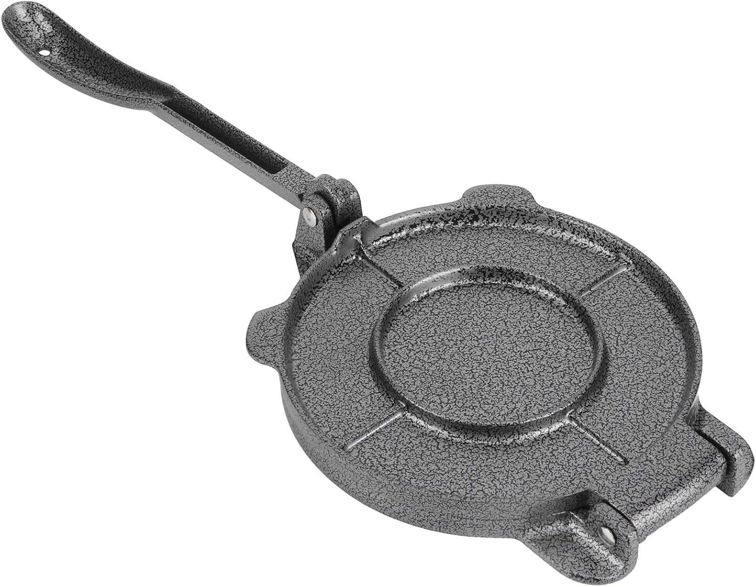 Gray Cast Iron Non-Stick 6.5-Inch Tortilla Press