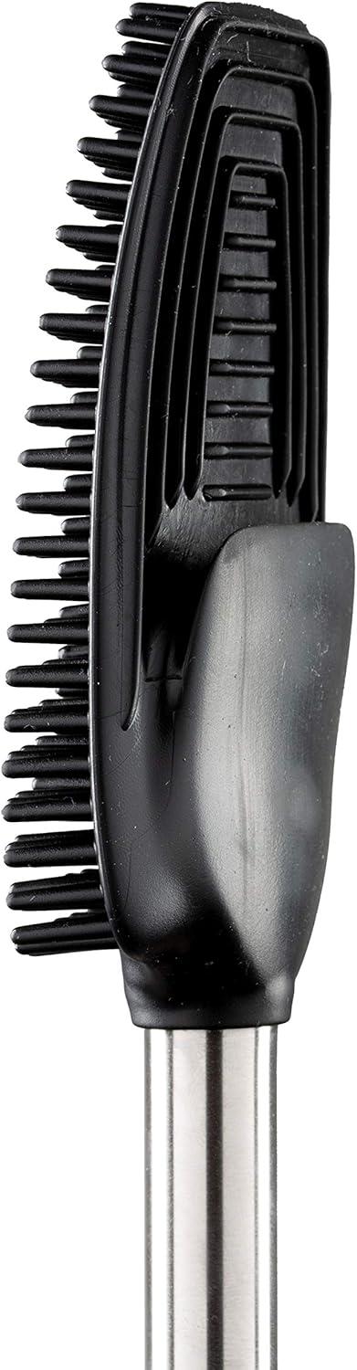 Toilet Brush Holder Stainless Steel/Black - Bath Bliss