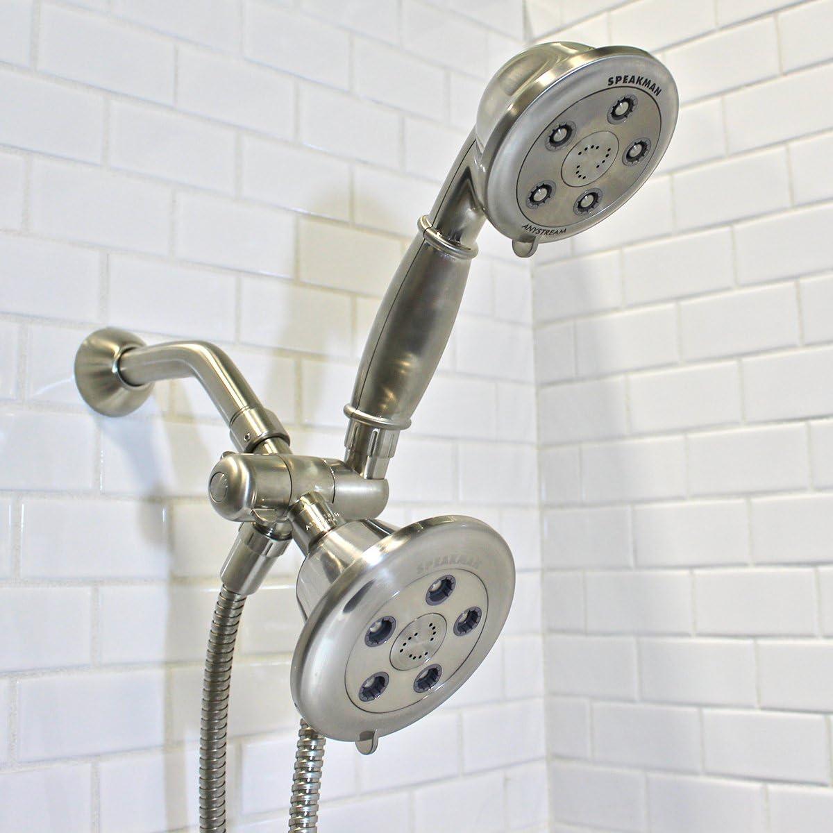 Speakman Alexandria 2.5 GPM 2-Way Shower Combination, Brushed Nickel