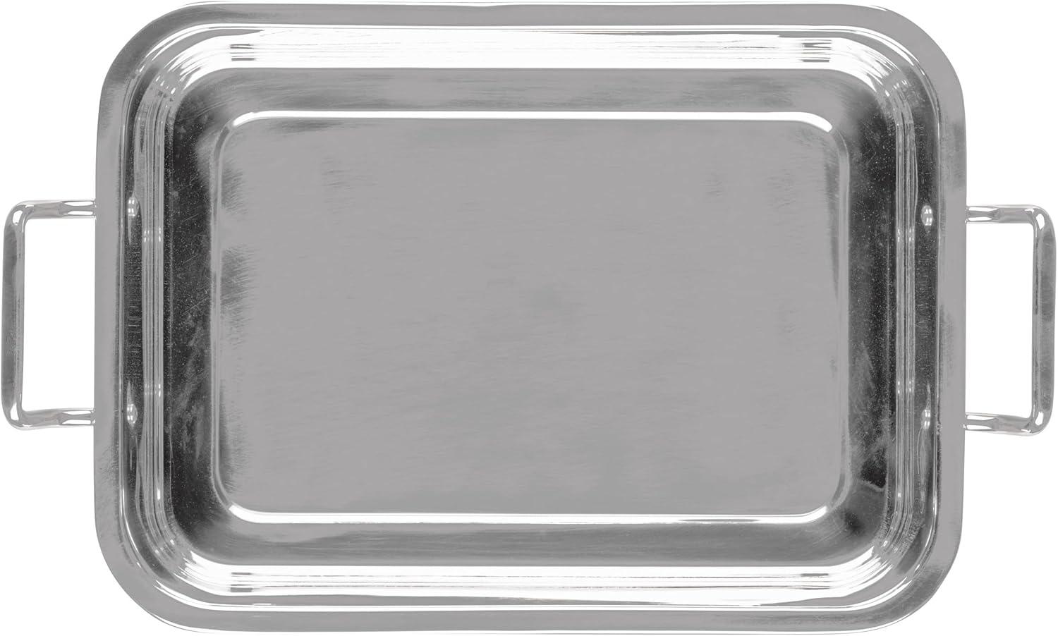 Farberware Farberware Classic Traditions Stainless Steel Roaster / Roasting Pan With Rack, 17-Inch X 12.25-Inch, Stainless Steel