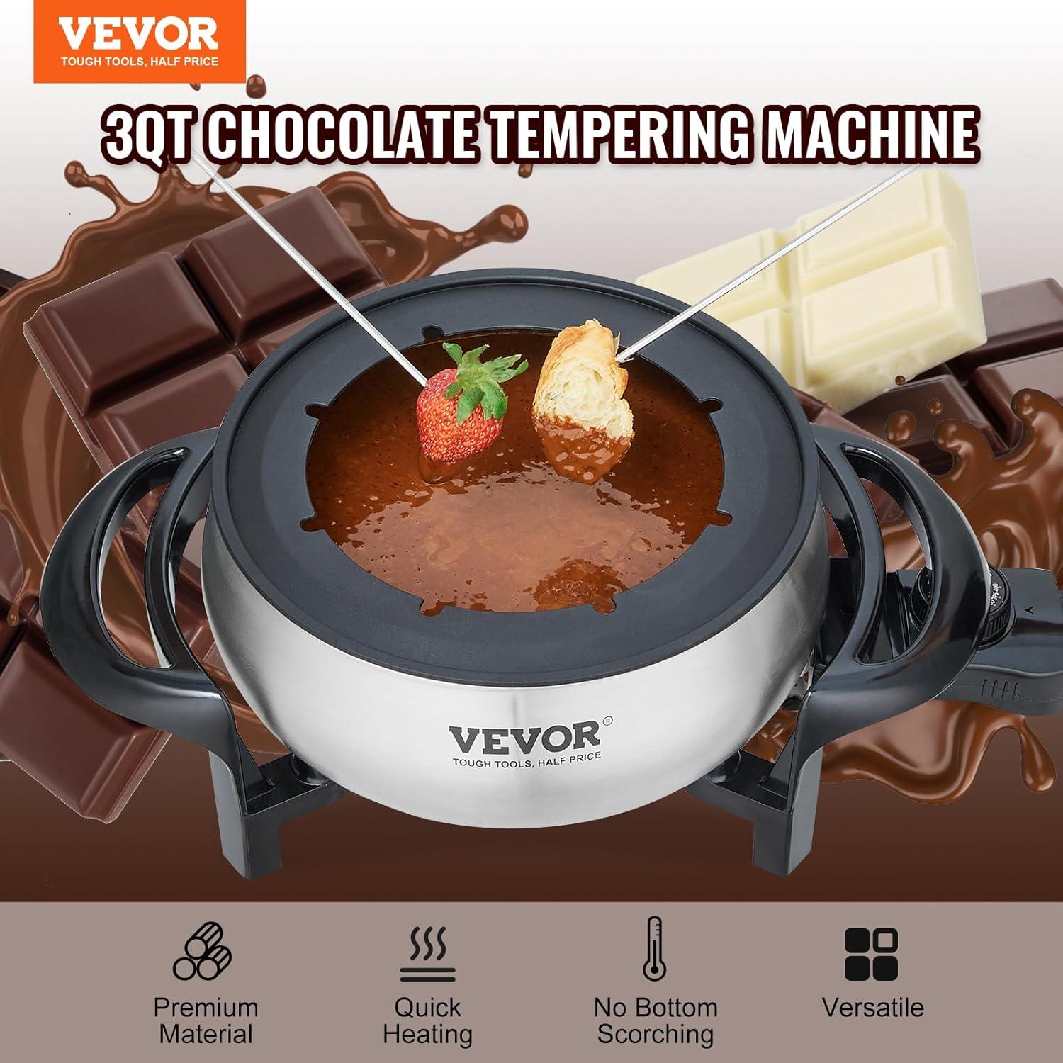 Vevor 3 qt. Stainless Steel Fondue Set & Reviews | Wayfair