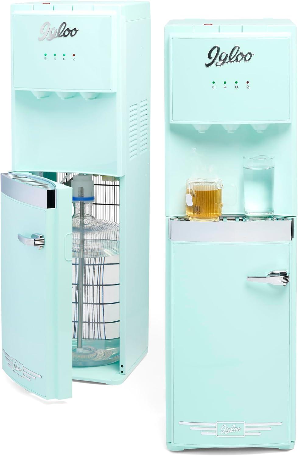 Igloo IRTRWCBL353CRHAQ Retro Water Cooler, Aqua