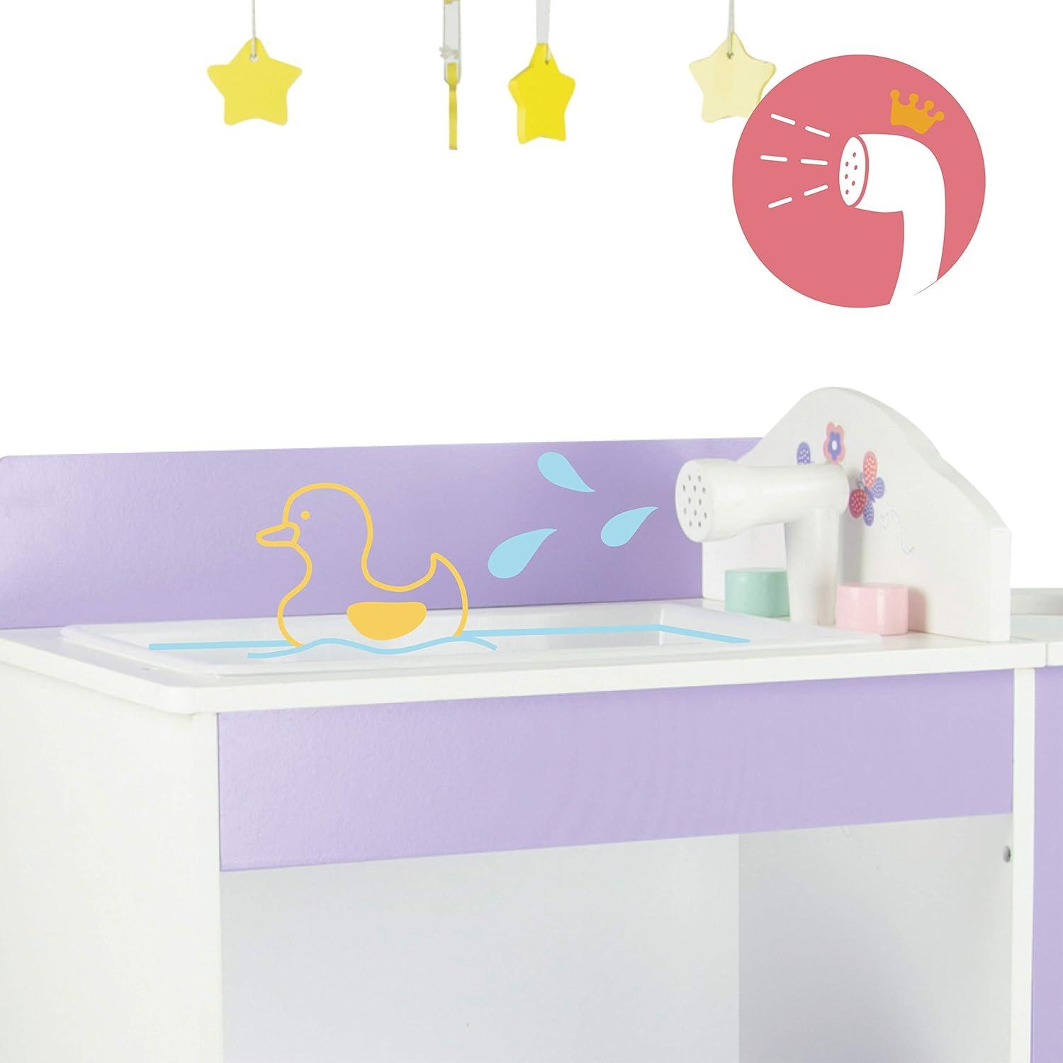 Olivia's Little World - Little Princess 18" Doll Furniture - Baby Changing Station with Storage