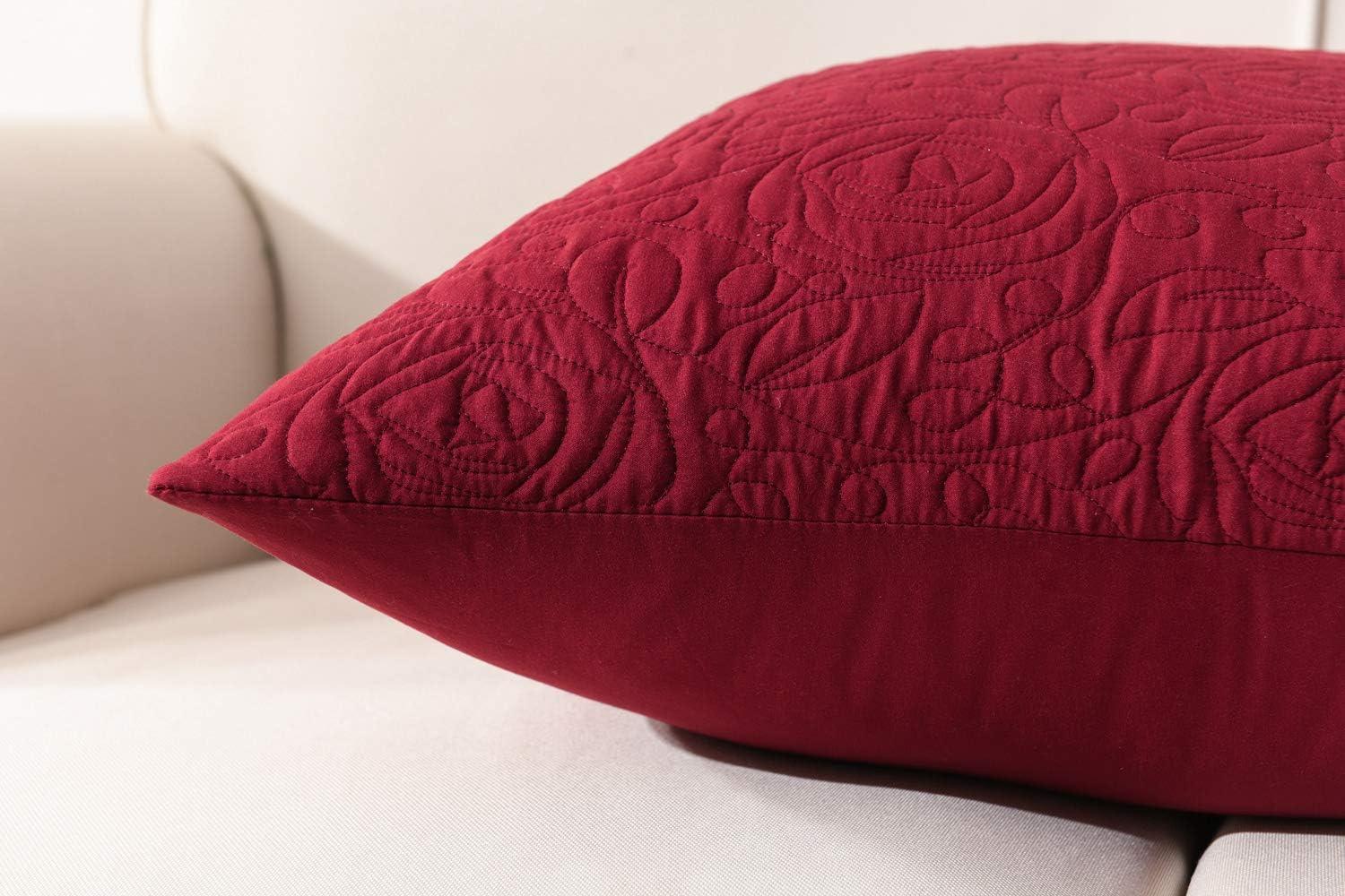 Embroidered Pillow Cover