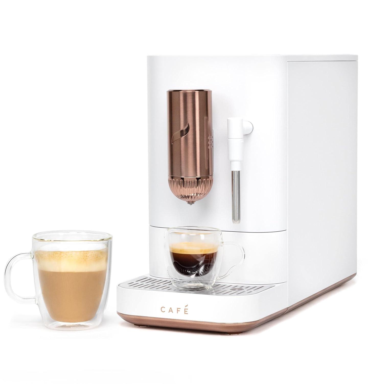 Café™ Matte White Affetto Automatic Espresso Machine