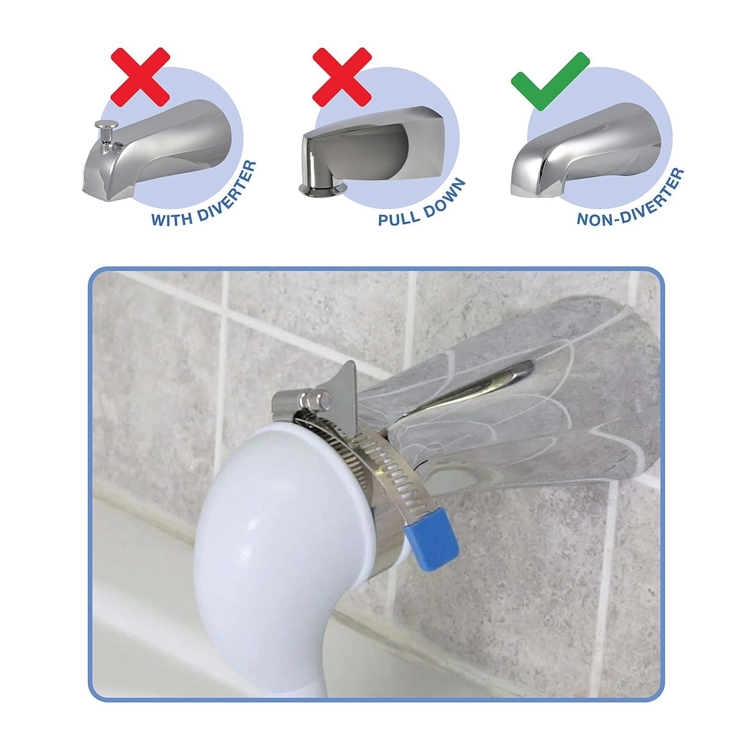 Danco White Plastic 1 settings Handheld Showerhead 2.2 gpm