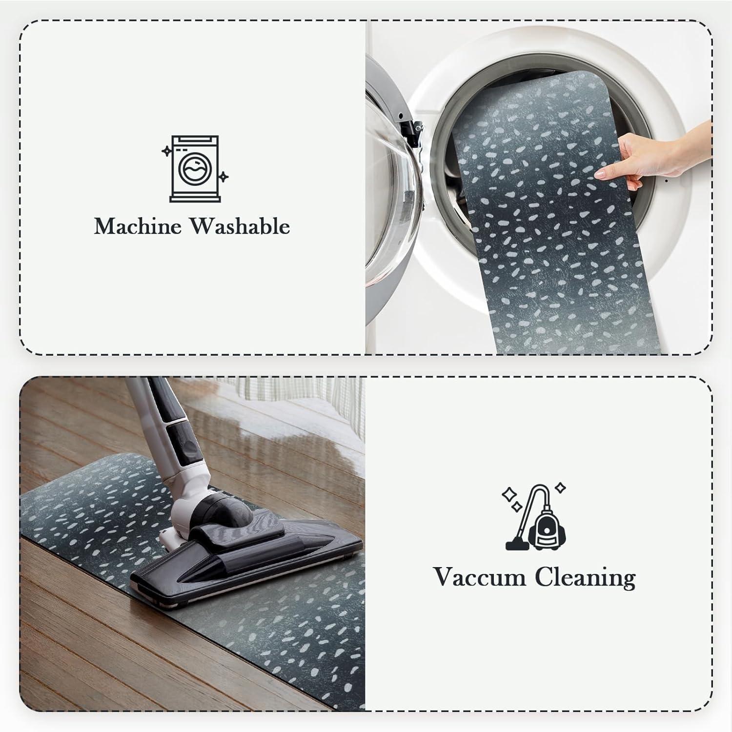 Bungalow Rose Stair Treads Non Slip For Wooden Steps, 15PCS 8"X30" Grey Rubber Backing Stair Runner Mats, Washable Reusable Carpet For Stairs Rugs Indoor Safety Staircase Step Treads For Kids Elders Dogs