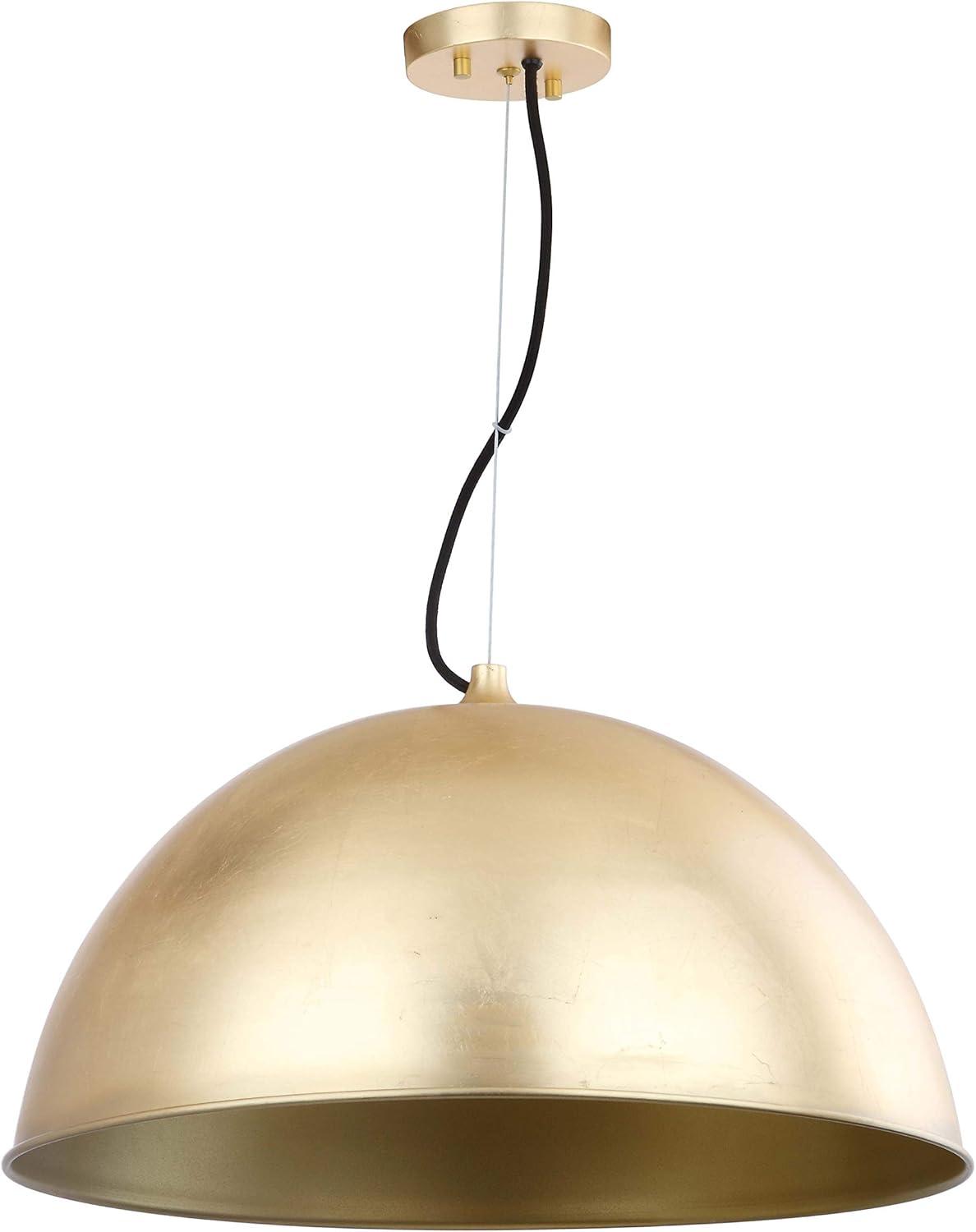 Gold LED Globe Contemporary Pendant Light