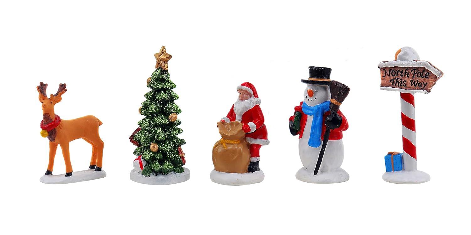 c&g home 5 Piece Village Figurine Set