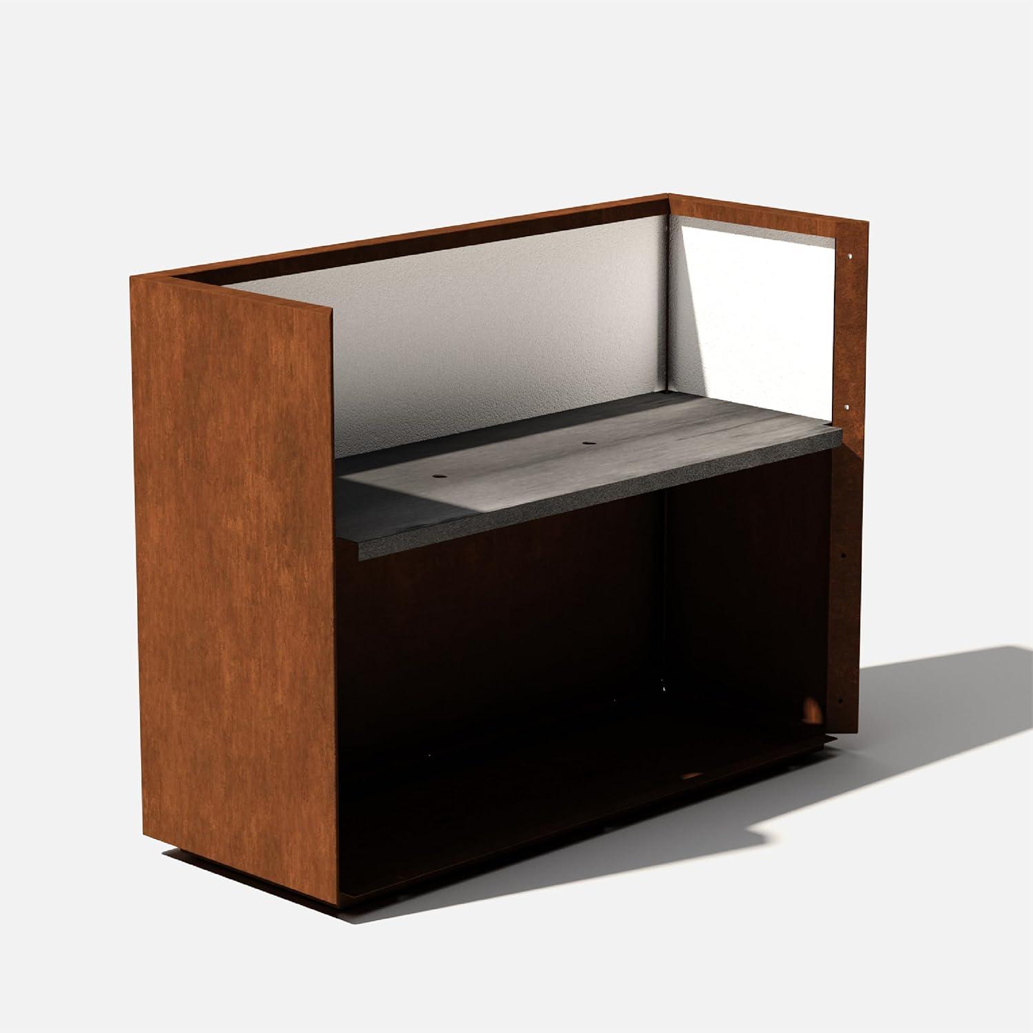 Veradek Corten Steel Series Span Planter