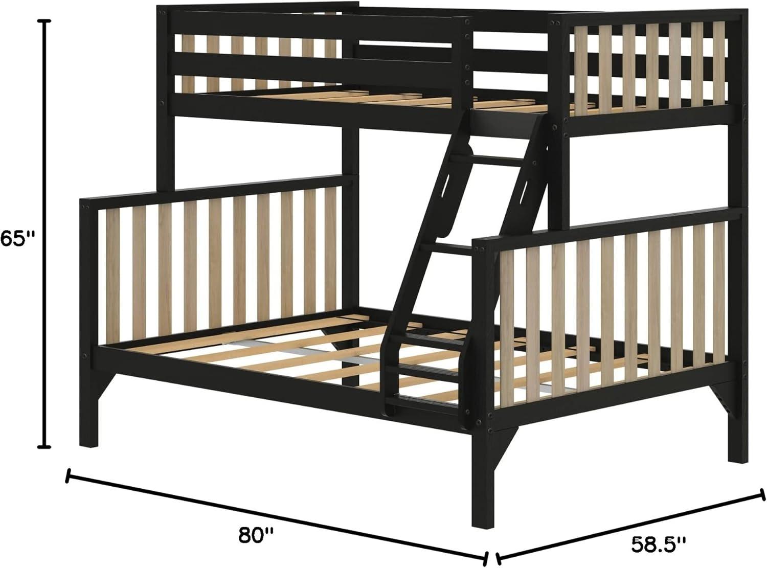 Max & Lily Scandinavian Twin over Full Bunk Bed