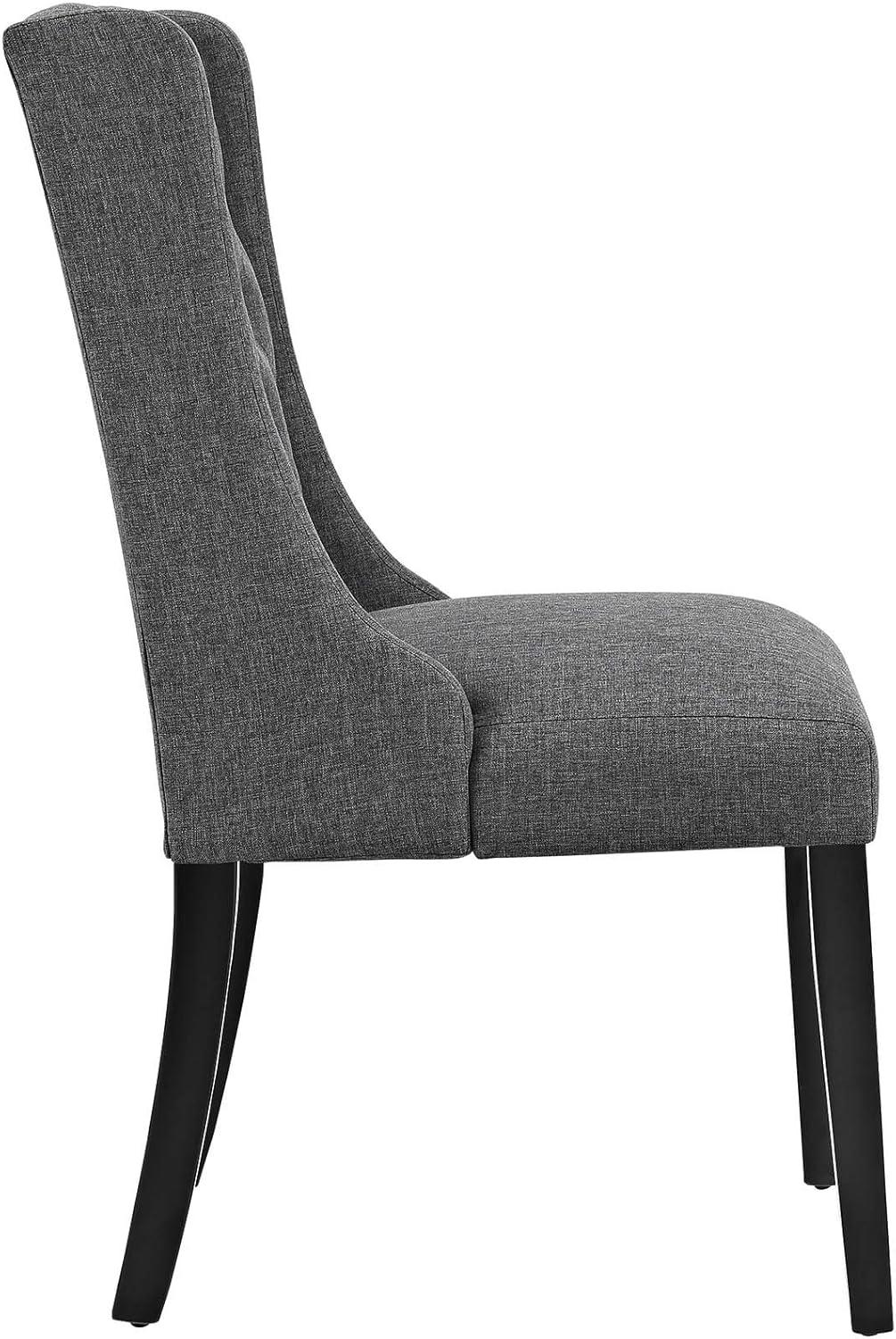 Modway Baronet Button Tufted Fabric Dining Chair