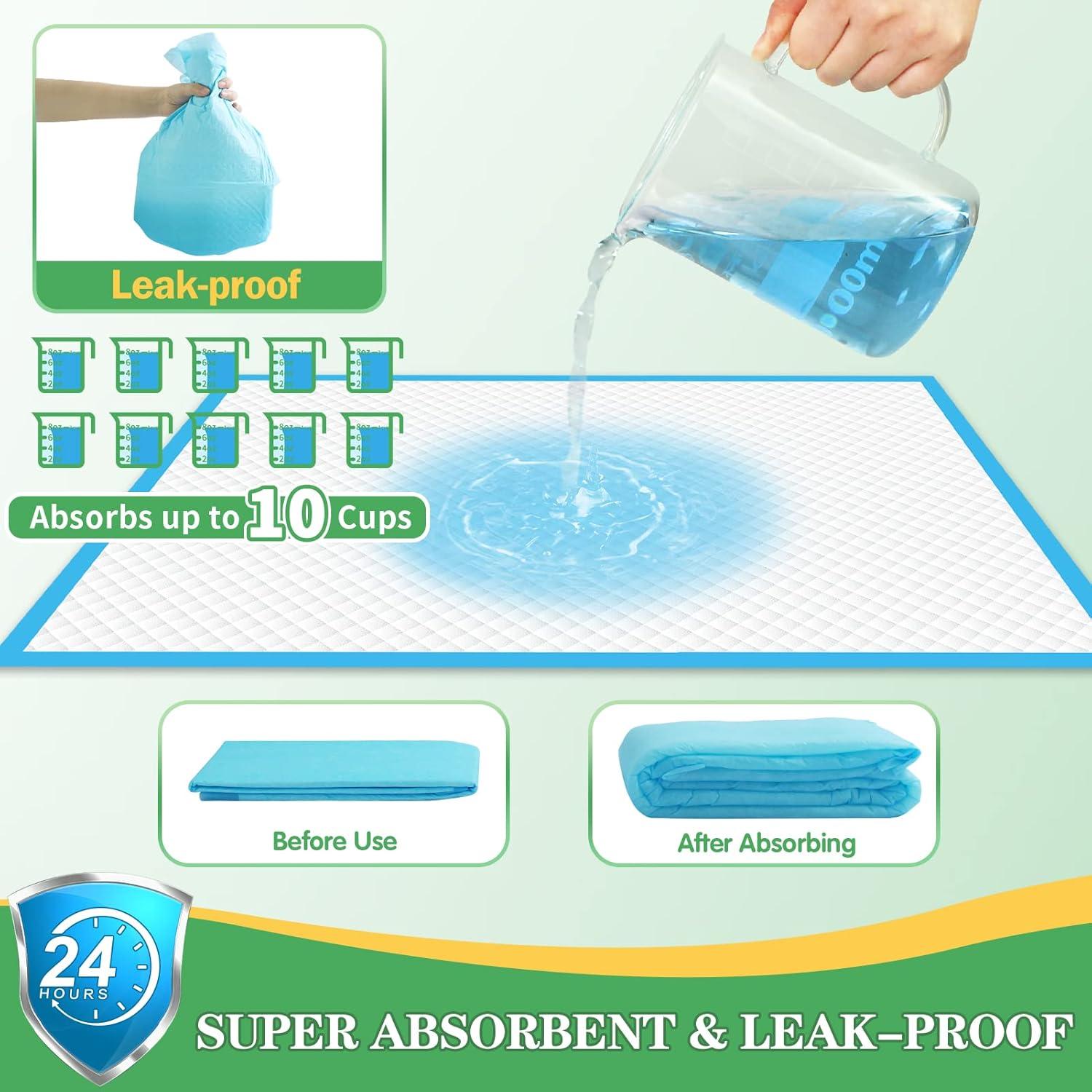 Pee Pads for Dogs - 30" X 36" Extra Large Puppy Pads XXL Potty Training Pads for Pet Wee Wee Pads Quick Absorbent Disposable Leak-Proof Pee Pads for Dogs Large Puppy Supplies - 30 Count