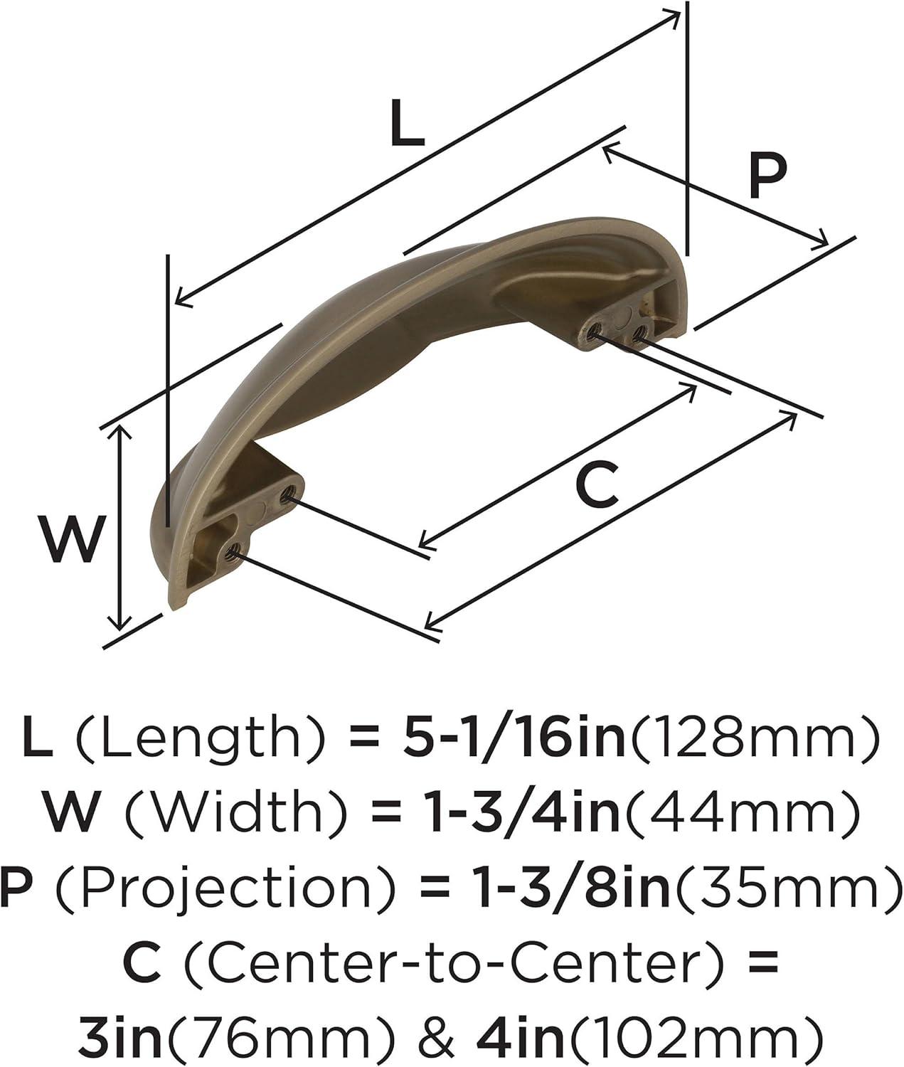 Ashby 4" Center to Center Bin Pull