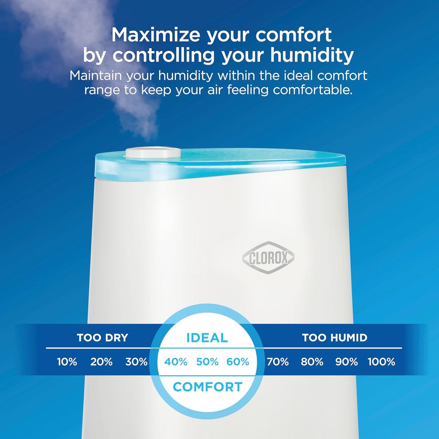 Clorox Clorox Cool Mist Ultra Clean Cool Mist Humidifier With UV Led Light