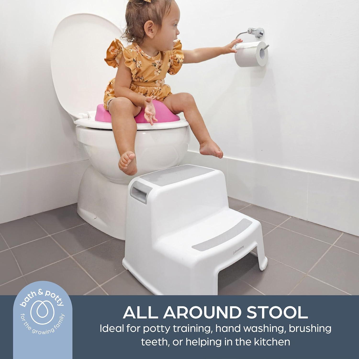 Dreambaby 2-Up Step Stool, Grey