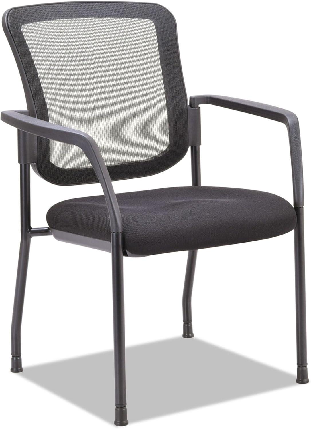 Alera® Stackable Mesh Seat Waiting Room Chair with Metal Frame