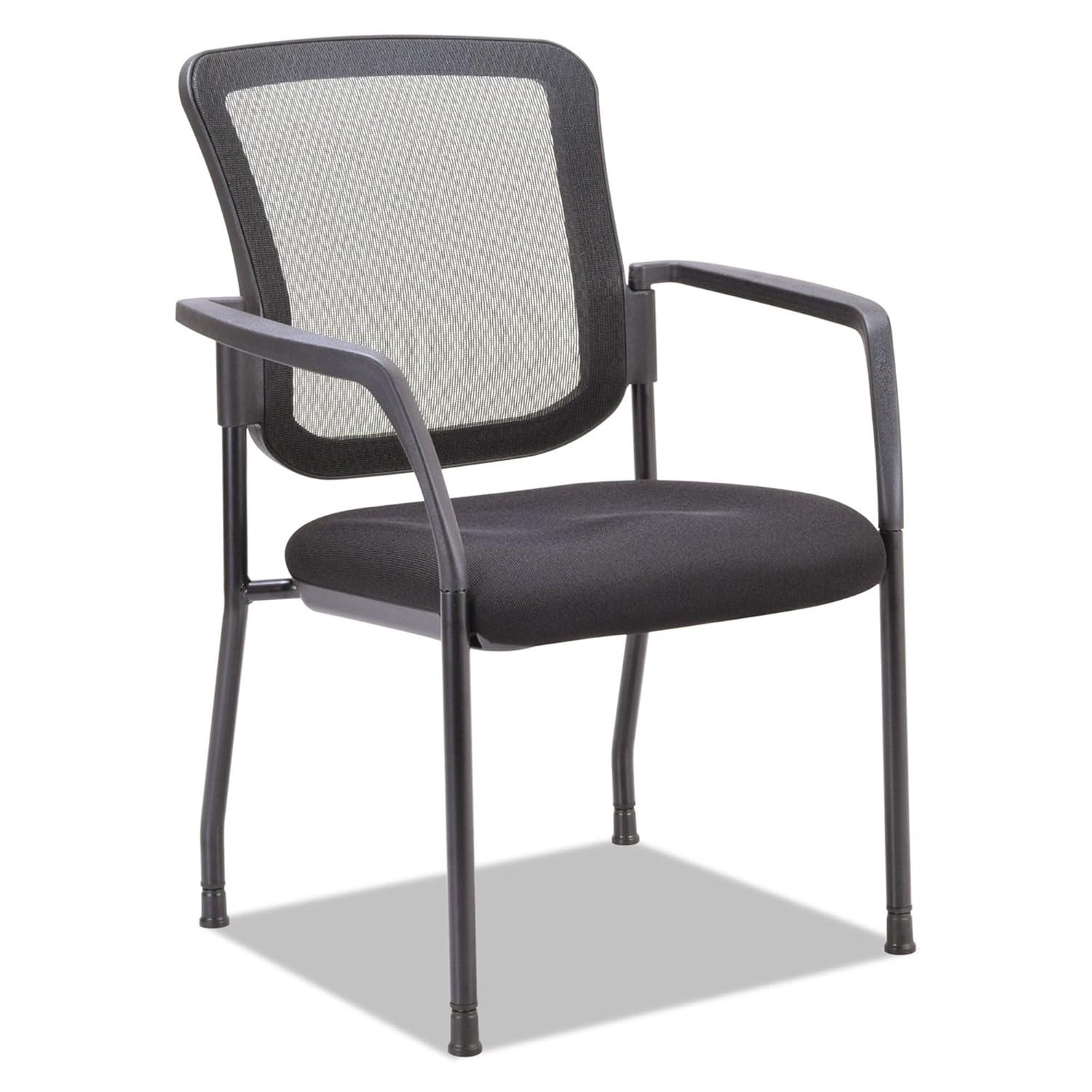 Alera® Stackable Mesh Seat Waiting Room Chair with Metal Frame