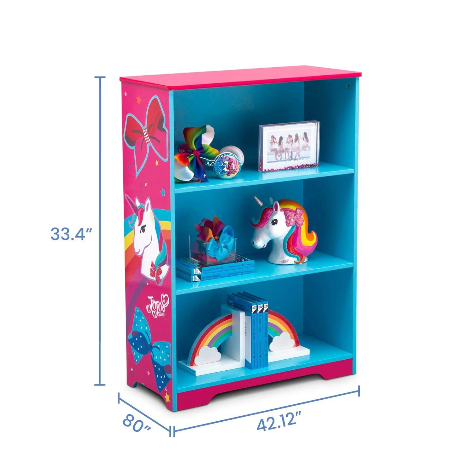 Delta Children Rainbow Unicorn Deluxe 37.5" Bookcase