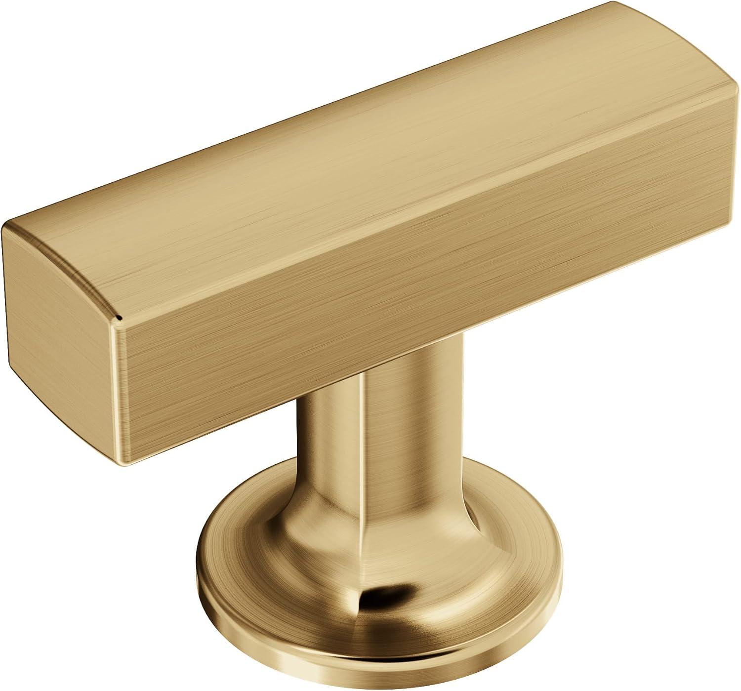 Champagne Bronze 1-3/4" Modern T-Handle Knob