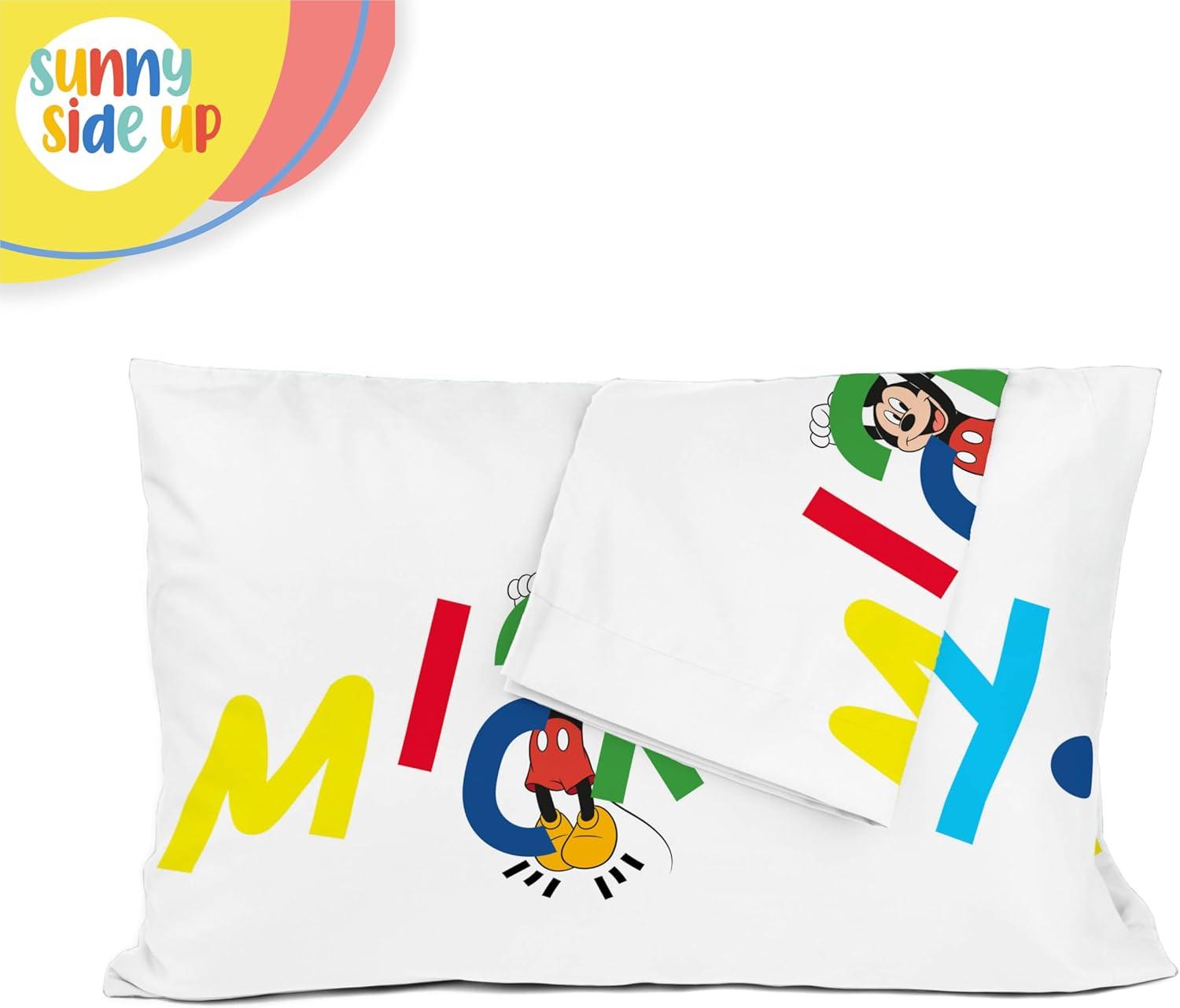 Mickey Mouse Kids Reversible Microfiber Pillowcases Set