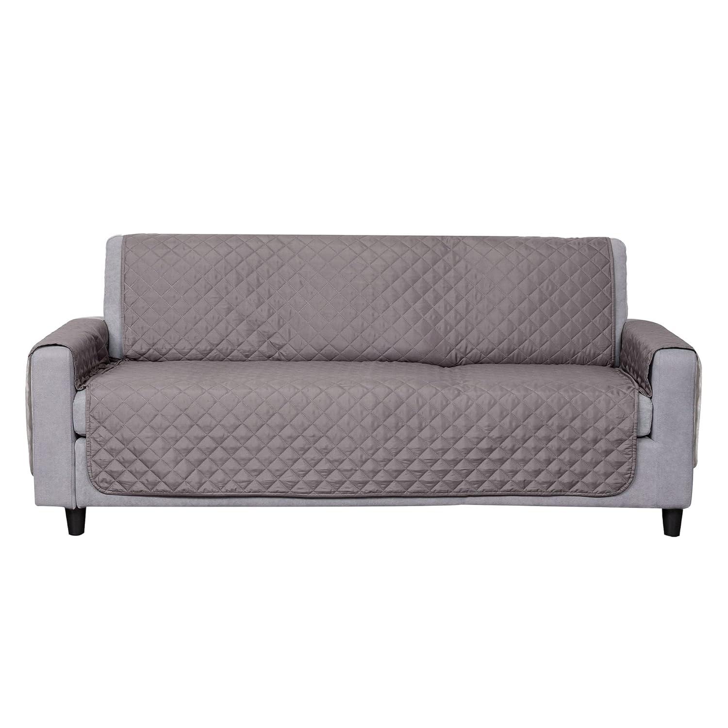 FurHaven Reversible Water-Resistant Small Sofa Loveseat Cover Furniture Protector