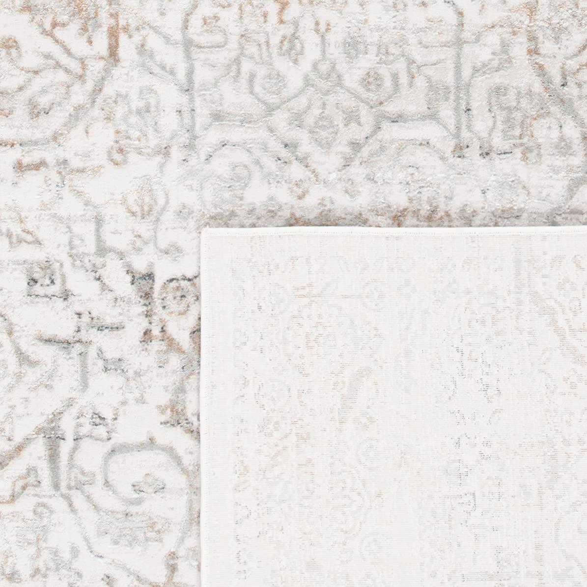Princeton PRN714 Power Loomed Indoor Accent Rug - 4'x6' - Beige/Grey - Safavieh