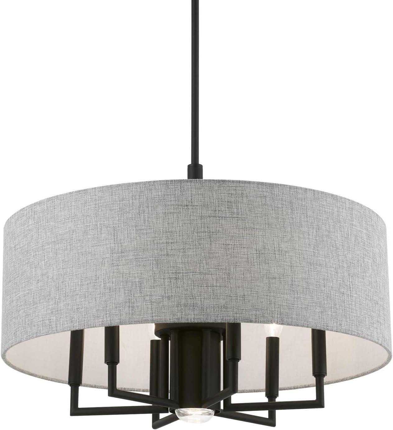Livex Lighting Dakota 7 - Light Pendant in  Black
