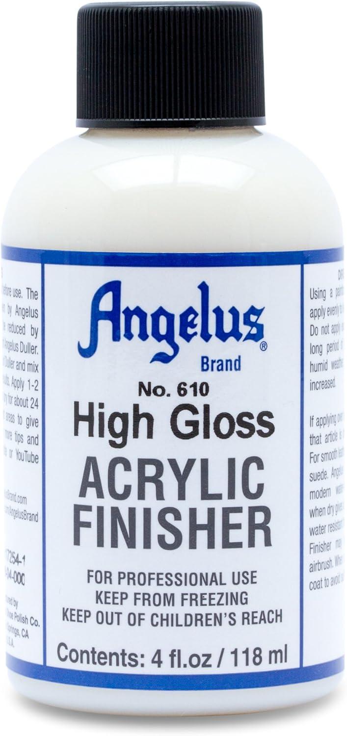 Angelus High Gloss 1 oz Acrylic Leather Paint Finisher