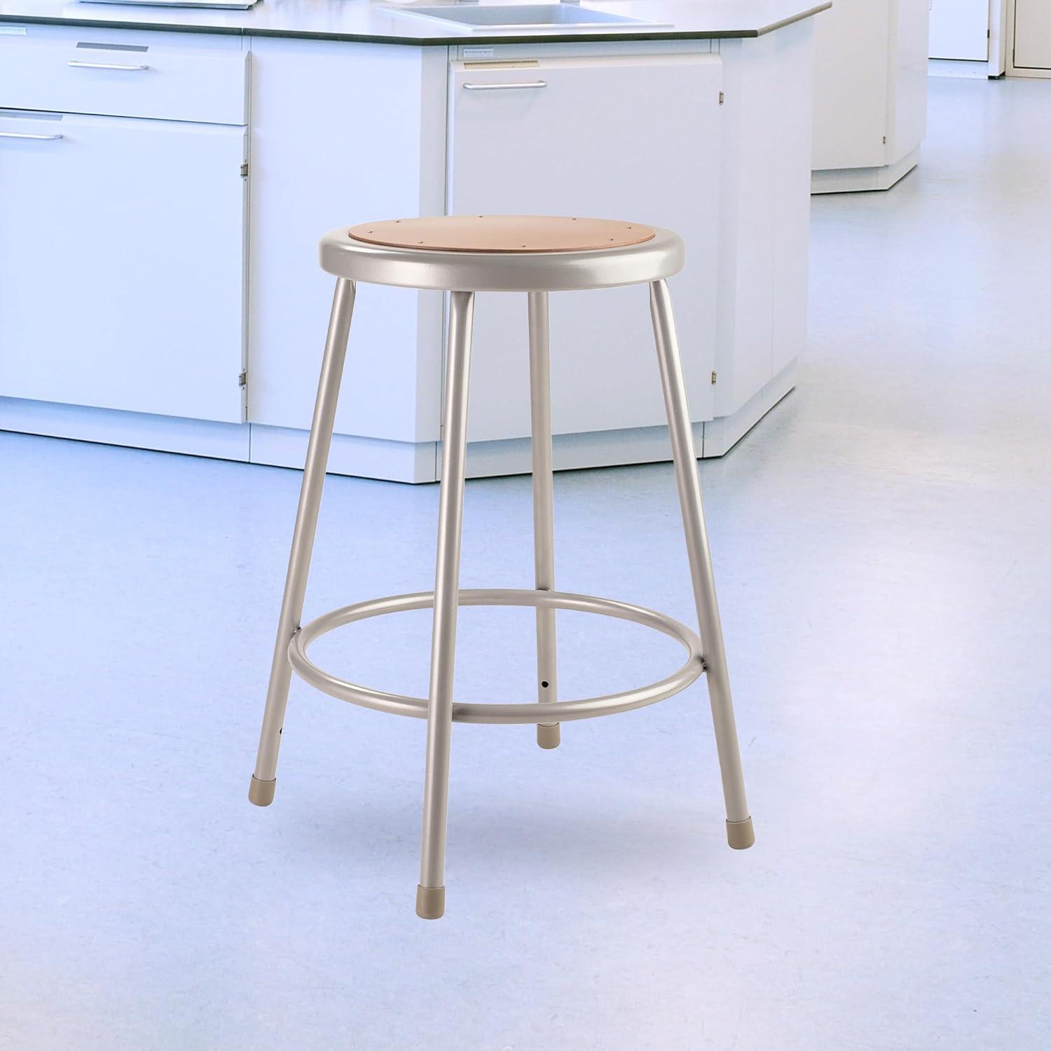 6200 Series Ergonomic Industrial Stool with Footring