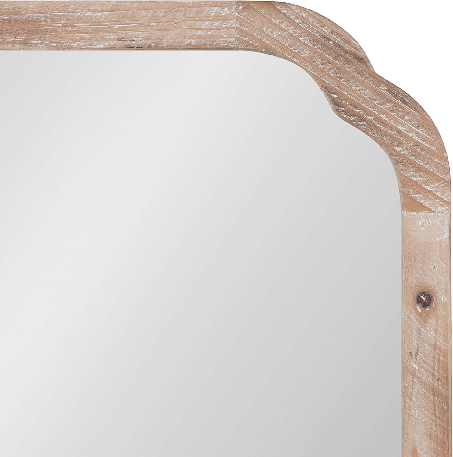 Marston Wood Framed Decorative Wall Mirror - Kate & Laurel All Things Decor