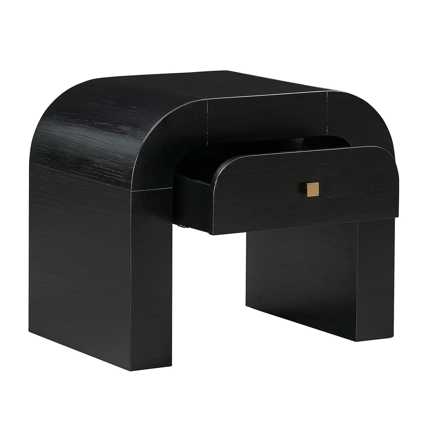 Pum Solid Wood Nightstand