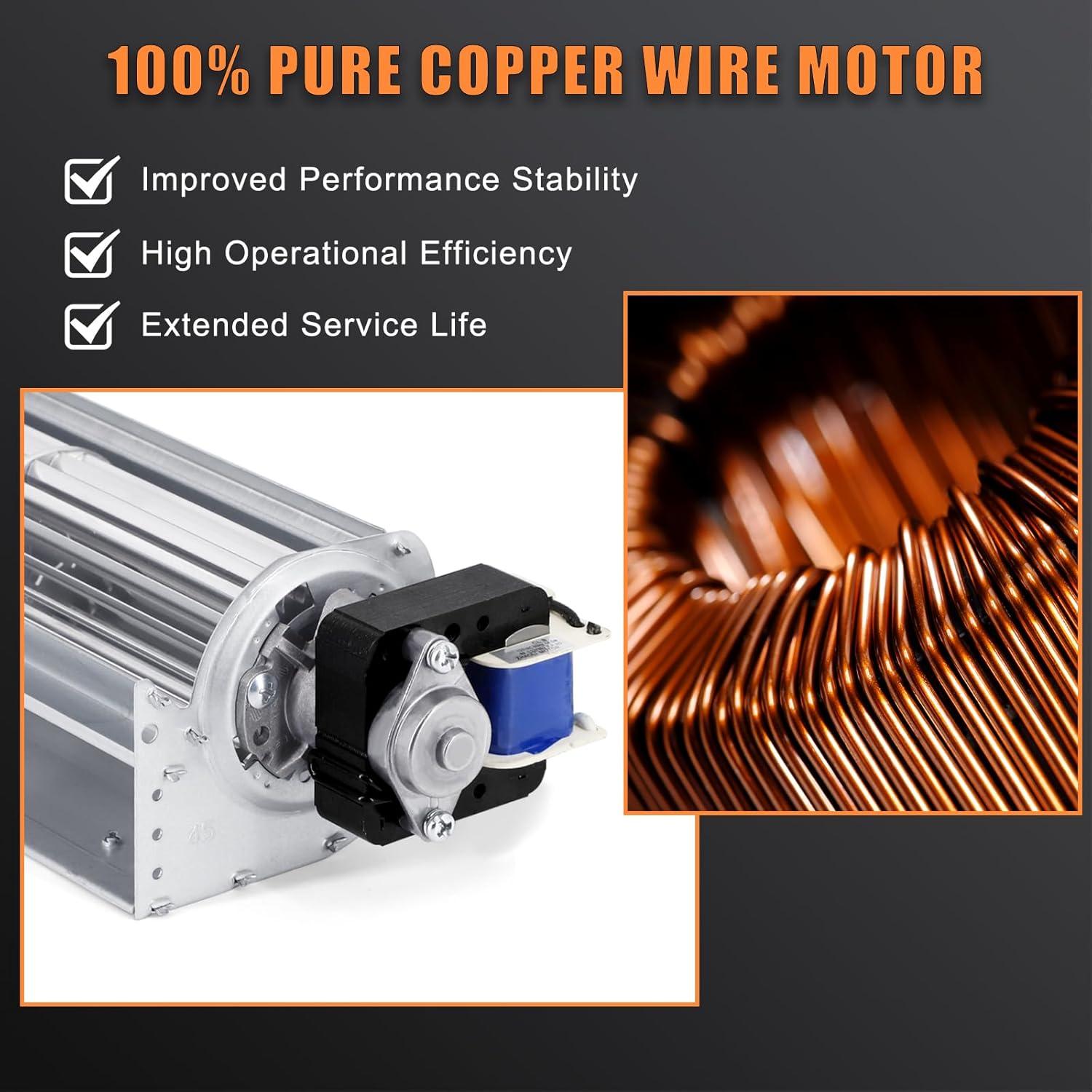 ProComm Blower Fan - Thermostatically Controlled Fireplace Fan
