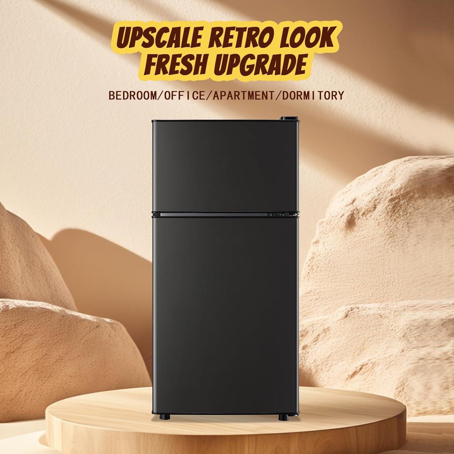 DEMULLER DEMULLER Arcticfresh Storage Suite 2.4 Cubic Feet Freestanding Mini Fridge with Freezer