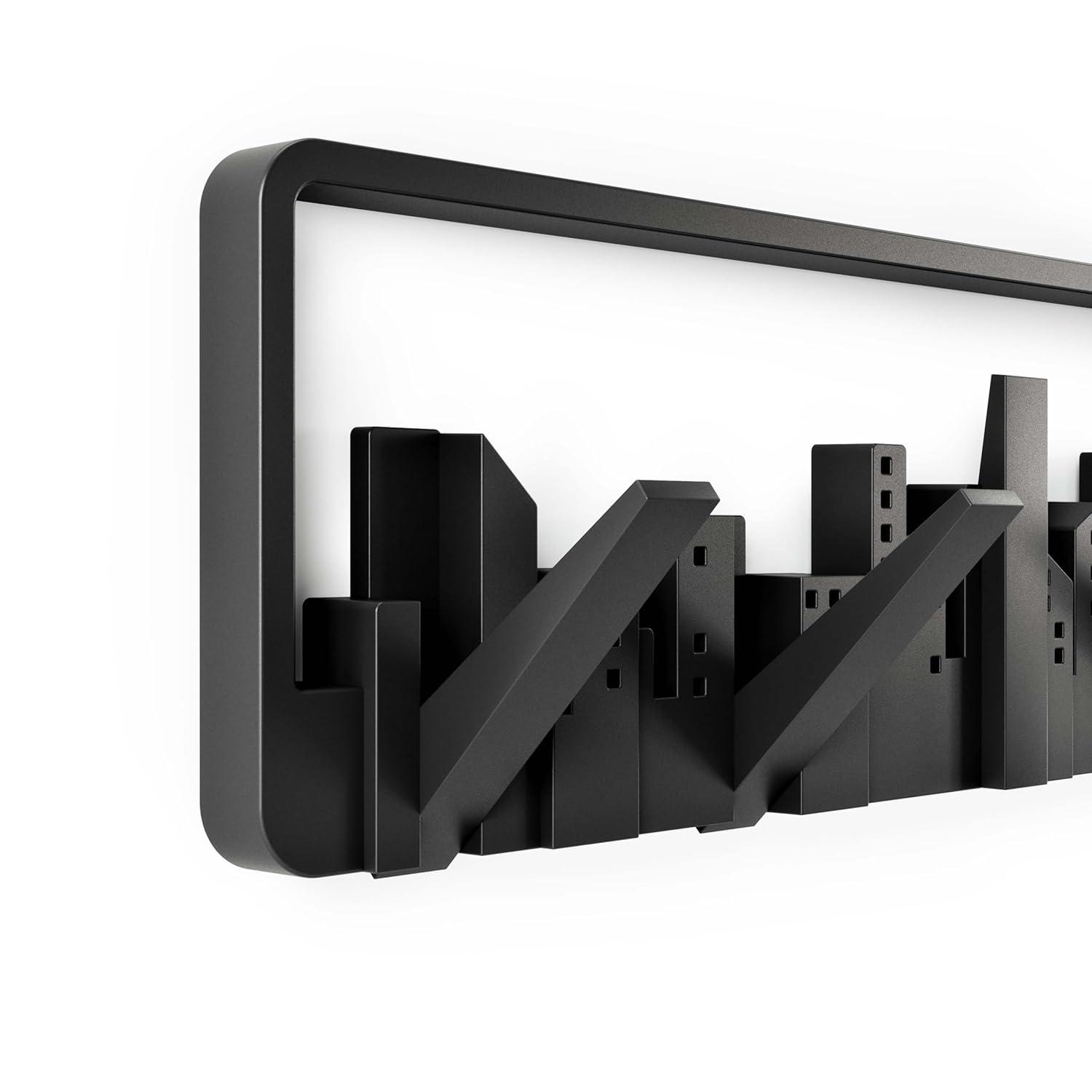 Umbra Skyline Plastic Wall 5 - Hook Wall Mounted Coat Rack