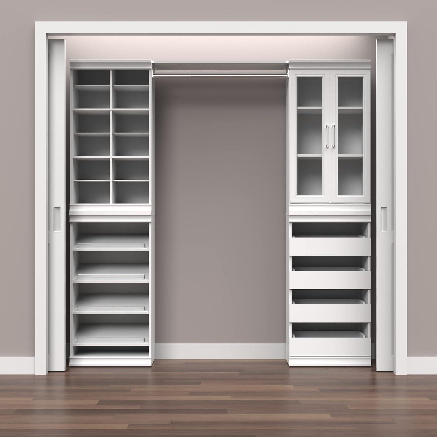 Modular Storage 36.02" W Shelf & Closet Rod