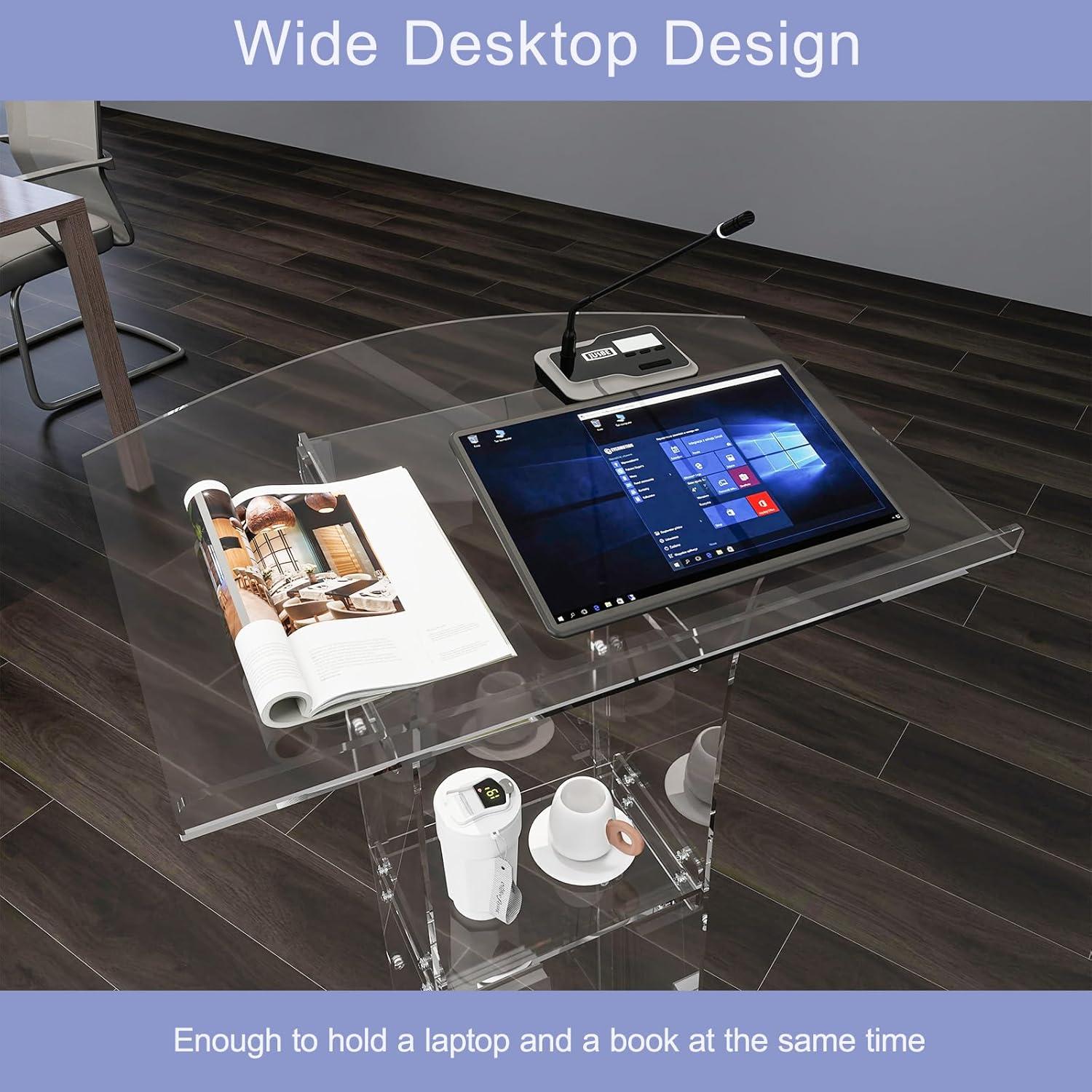 VEVOR 47.2'' Bamboo Full Podium