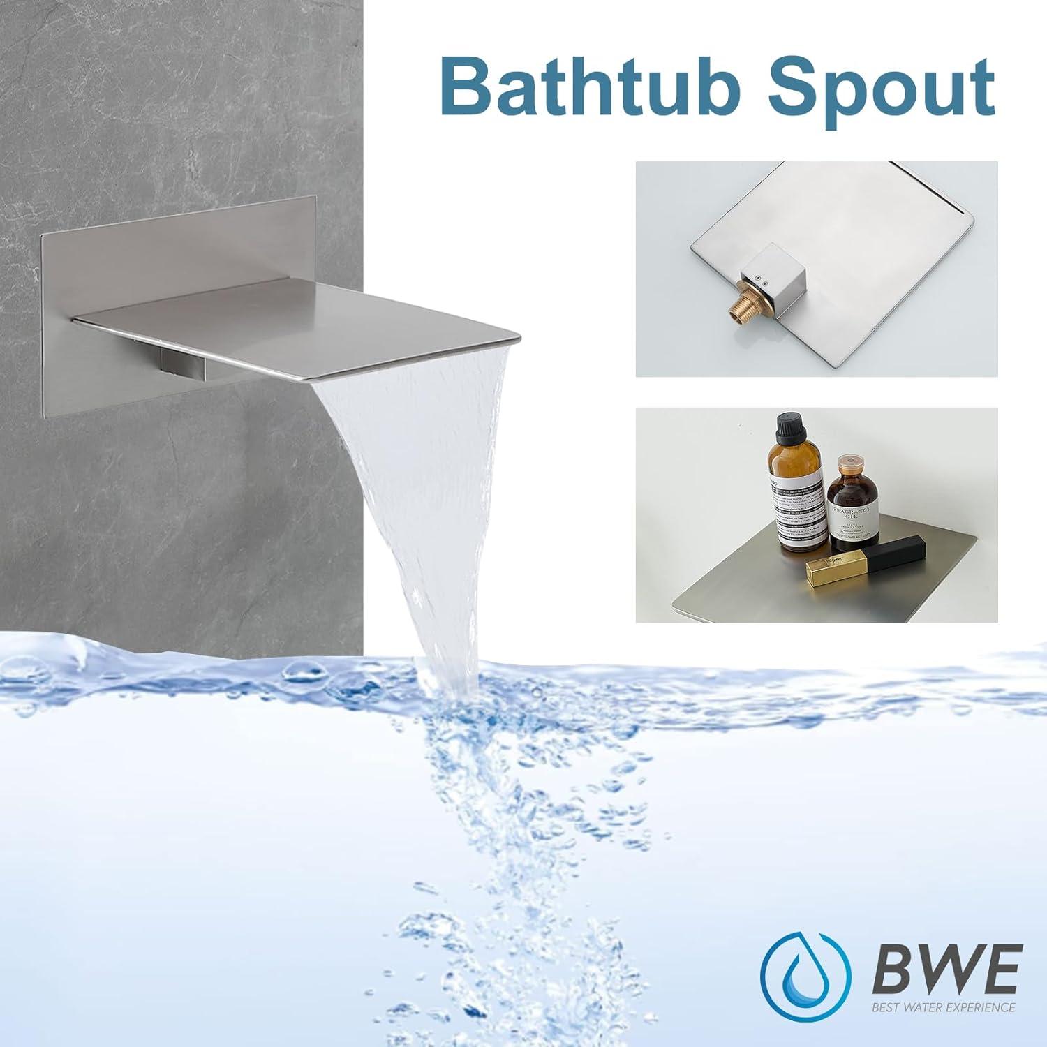 VIBRANTBATH Wall Waterfall Faucet B-93008-BG