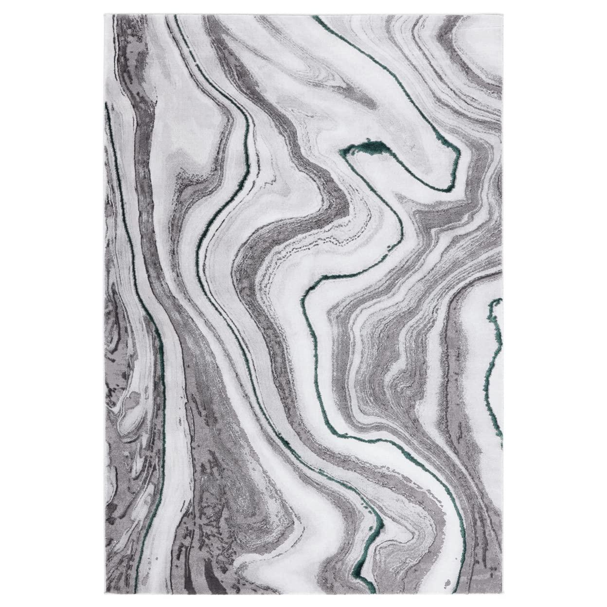 Craft CFT819 Loomed Indoor Area Rug - Grey/Green - 2'3"x4' - Safavieh