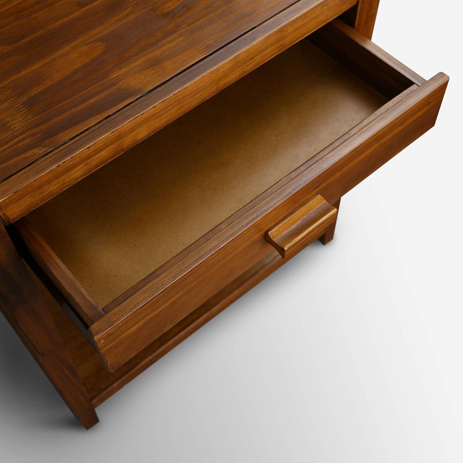 Union Rustic Hemby 24'' W Solid Wood Nightstand