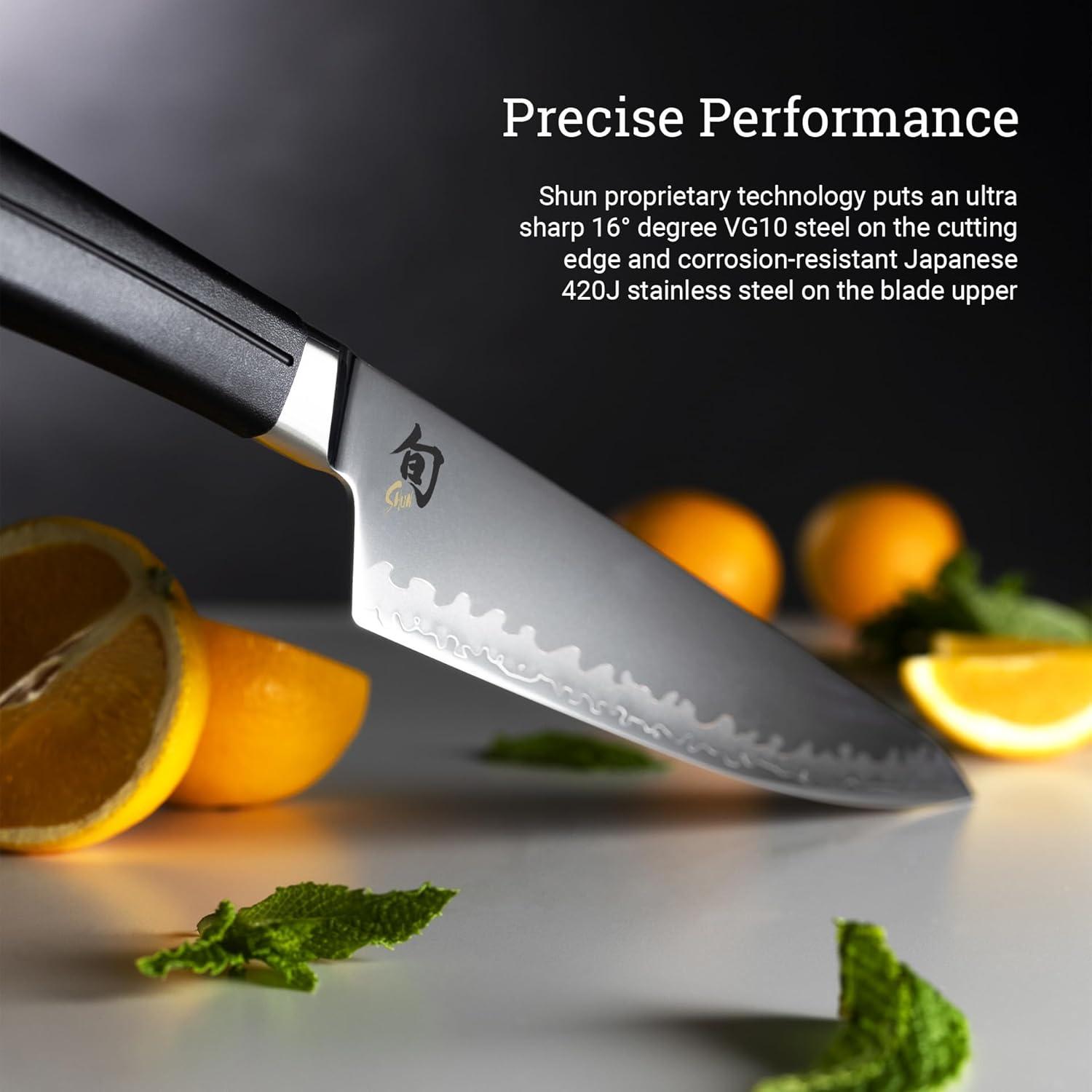 Shun Sora Chef Knife, 8 inch Stainless Steel Blade, Handcrafted in Japan