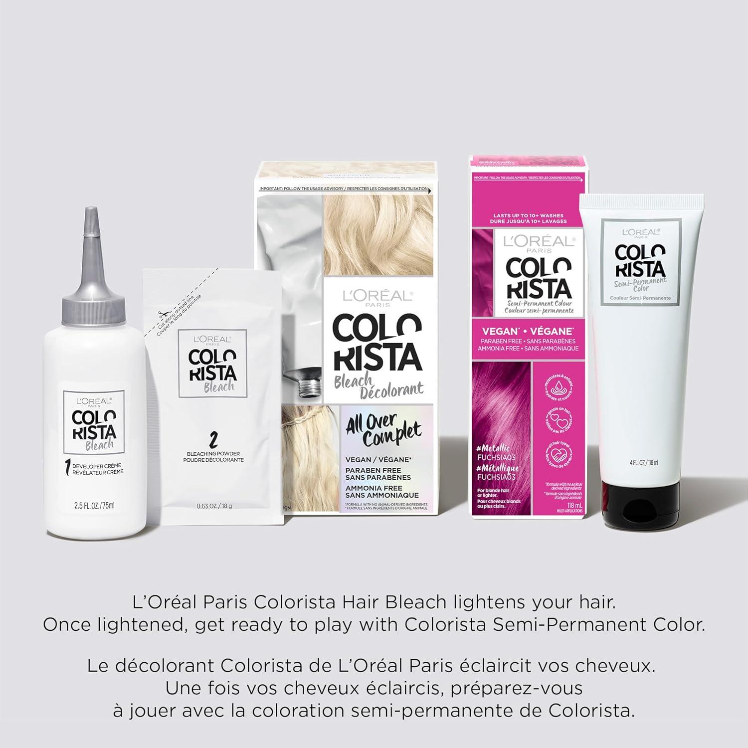L'Oreal Paris Colorista Hair Bleach Highlights, Hair Color, 1 Kit